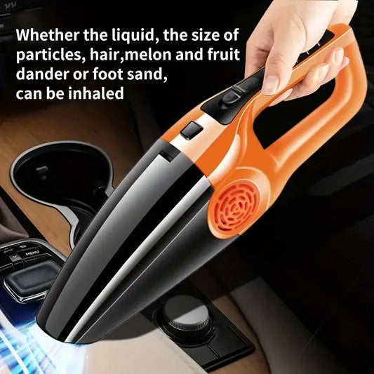 Portable Car Vacuum – Compact, Powerful, Dual Dry & Wet Cleaning