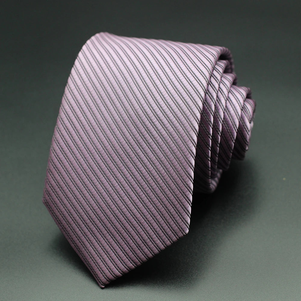 Tie Gravatas Fashion Wholesale Woven Striped Necktie Wedding Accessories Blue Man Fit Group Party Office Neck Ties