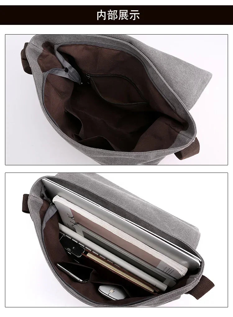 Men's Shoulder Bag High Quality male Messenger Bag man canvas Travel CrossBody Satchels Business handbags сумочка через плечо 가방