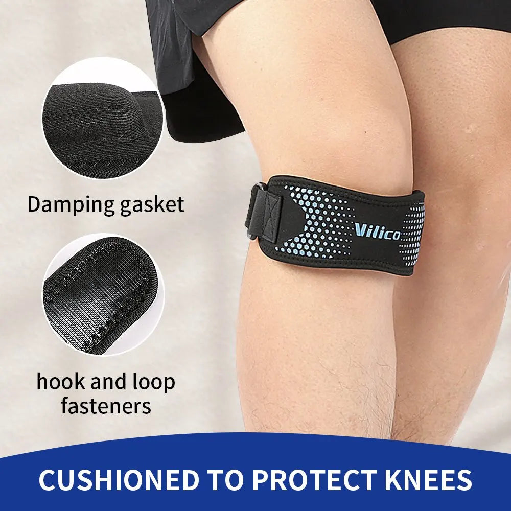 Adjustable Patella Strap for Sports &Bande rotulienne réglable pour le sport