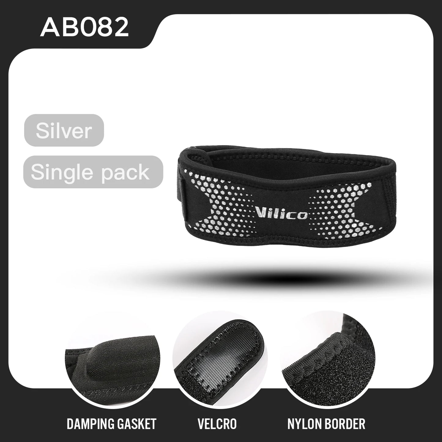 Adjustable Patella Strap for Sports &Bande rotulienne réglable pour le sport