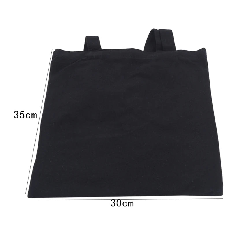 Foldable Canvas Tote Bag – Reusable Shoulder Bag for Women & Girls