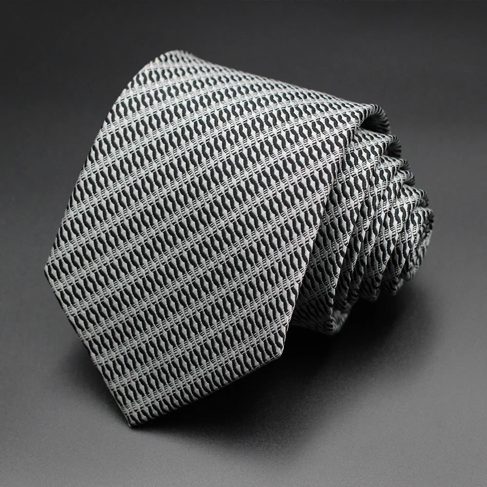 Tie Gravatas Fashion Wholesale Woven Striped Necktie Wedding Accessories Blue Man Fit Group Party Office Neck Ties