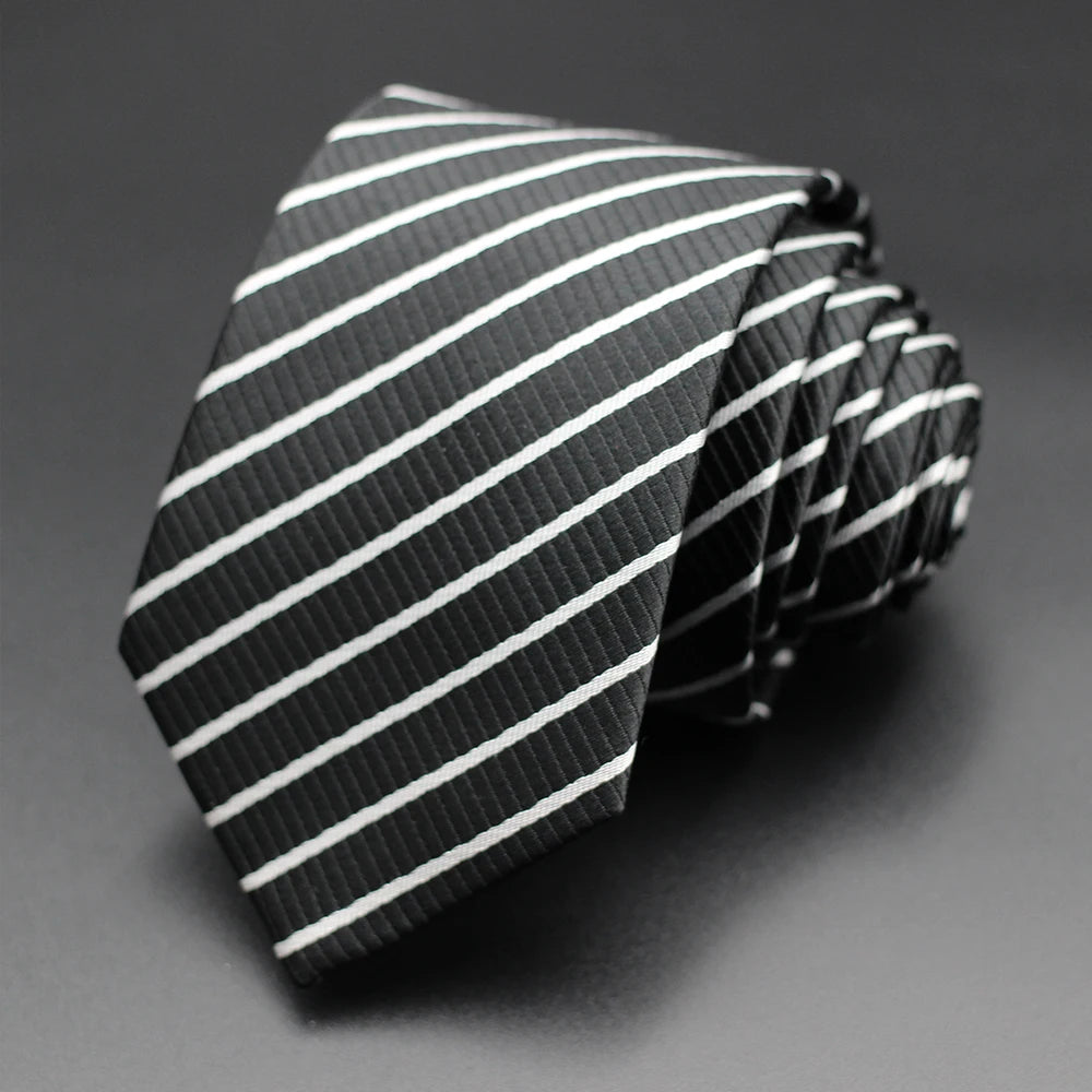 Tie Gravatas Fashion Wholesale Woven Striped Necktie Wedding Accessories Blue Man Fit Group Party Office Neck Ties