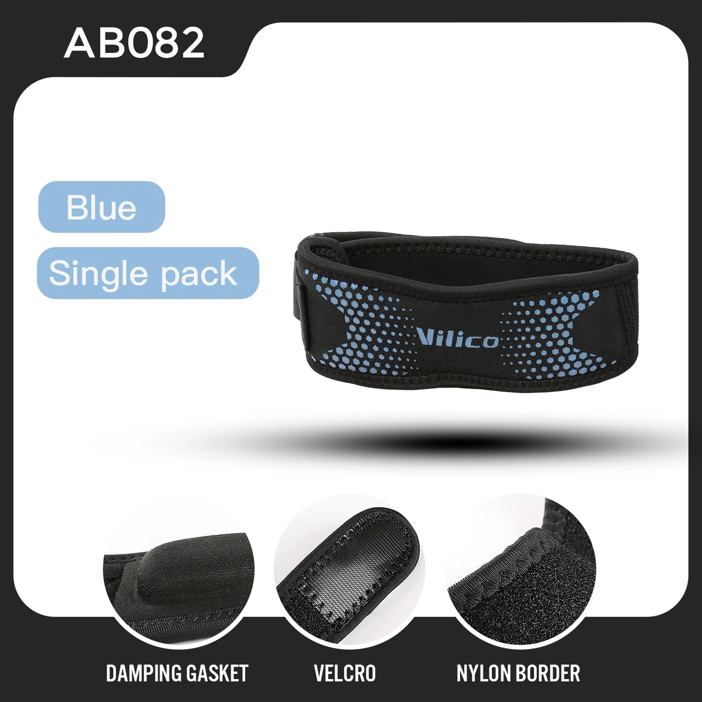 Adjustable Patella Strap for Sports &Bande rotulienne réglable pour le sport