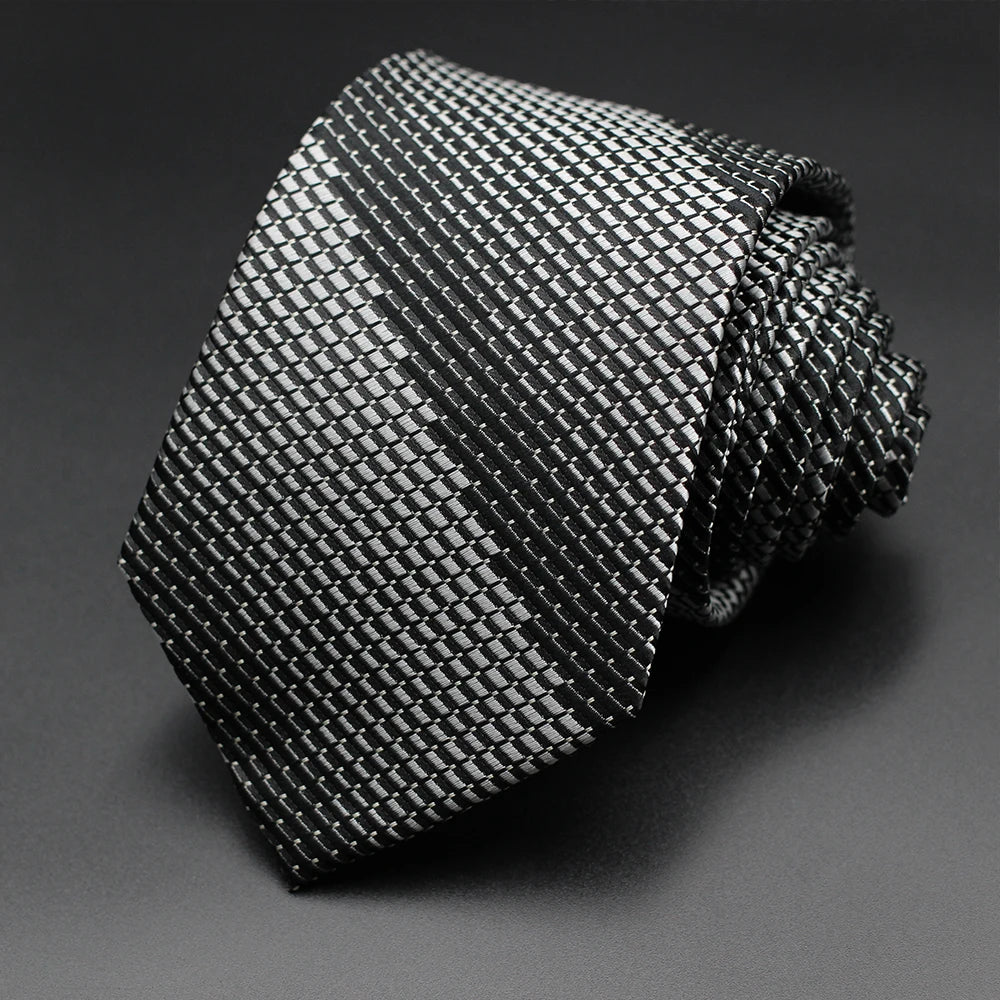 Tie Gravatas Fashion Wholesale Woven Striped Necktie Wedding Accessories Blue Man Fit Group Party Office Neck Ties