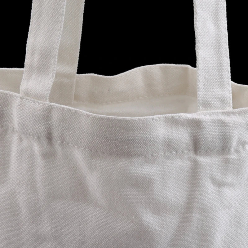 Foldable Canvas Tote Bag – Reusable Shoulder Bag for Women & Girls