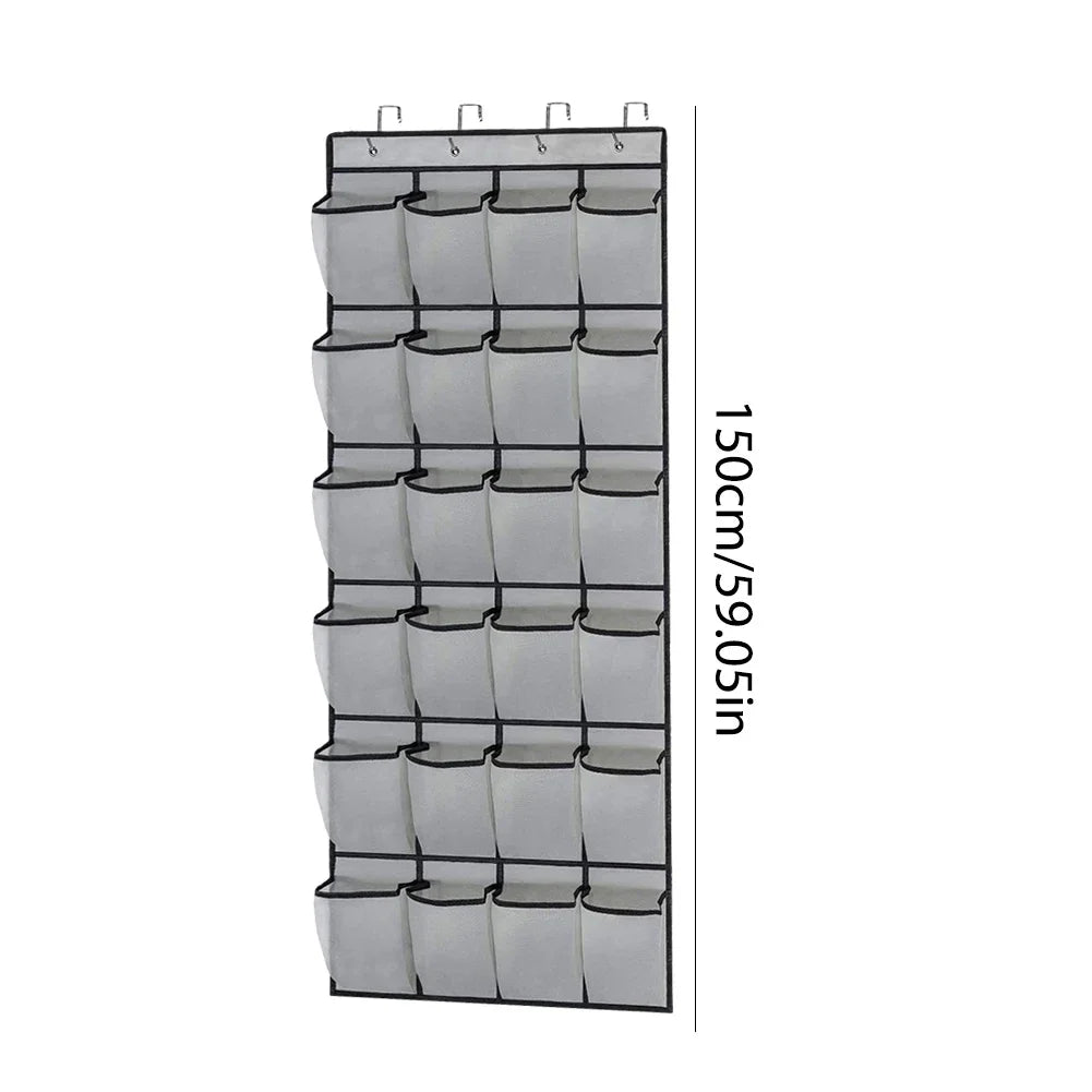 Hanging Shoe Organizer Holds 12 Pairs Large Pocket Shoe Holder Shoe Organizer Door Hanger Door Shoe Storage Rack with Pockets