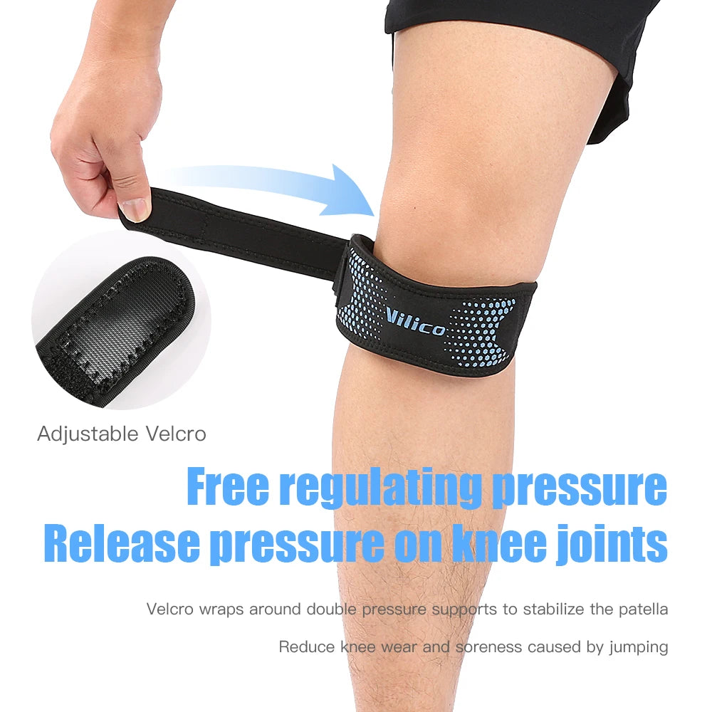Adjustable Patella Strap for Sports &Bande rotulienne réglable pour le sport