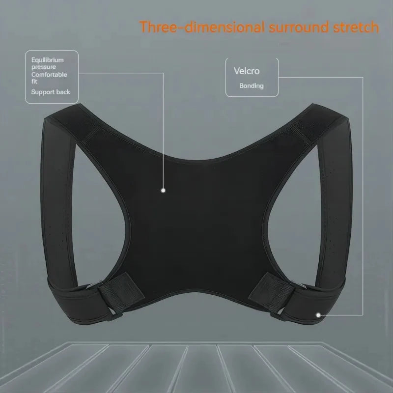 Posture Support Belt – Lightweight Back Brace for Sitting & Standing