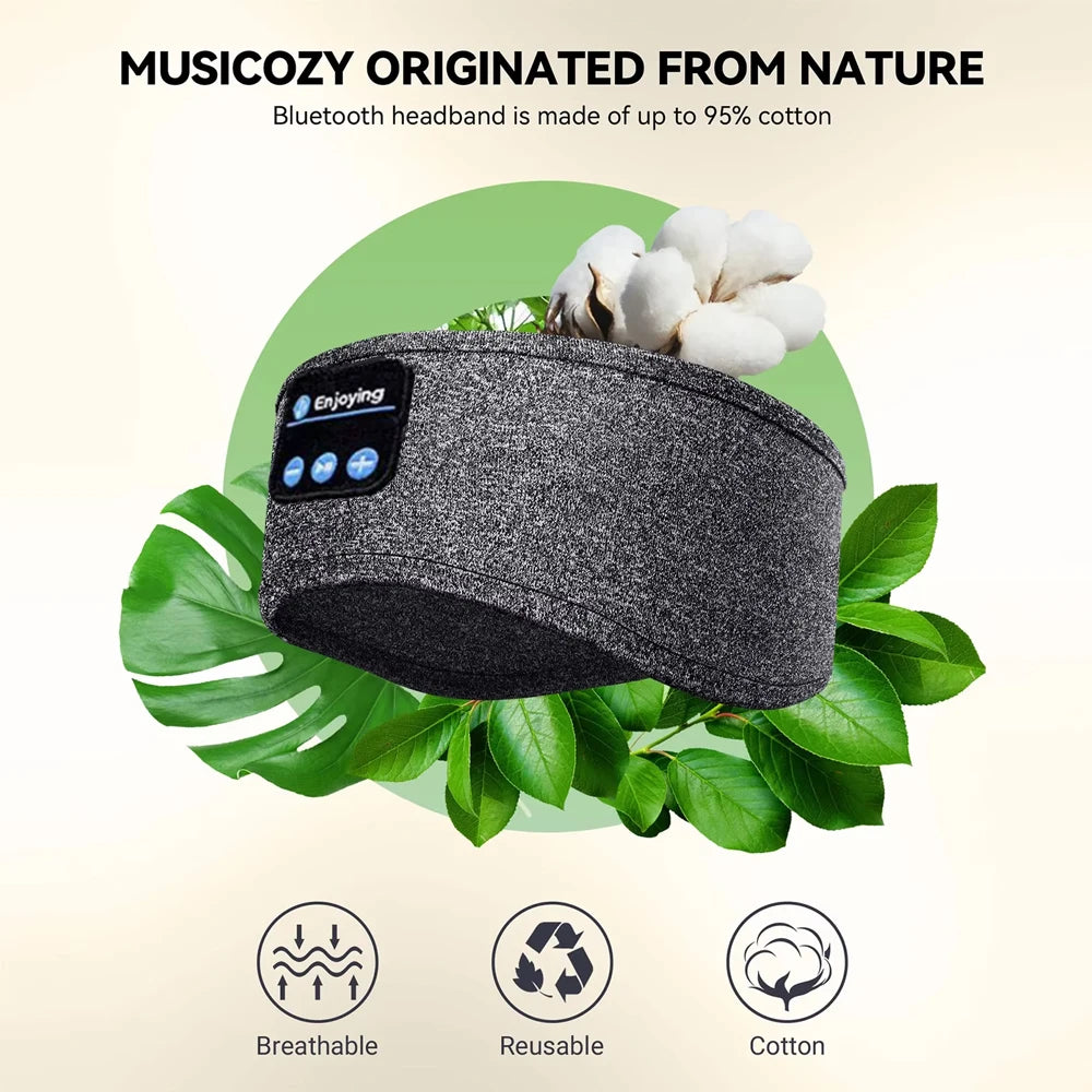 Sports Sleep Headband Bluetooth Music Wireless Headphones Elastic Eye Mask Wireless Bluetooth Headphones All Inclusive Headband