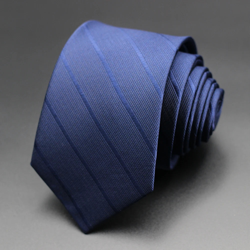 Tie Gravatas Fashion Wholesale Woven Striped Necktie Wedding Accessories Blue Man Fit Group Party Office Neck Ties
