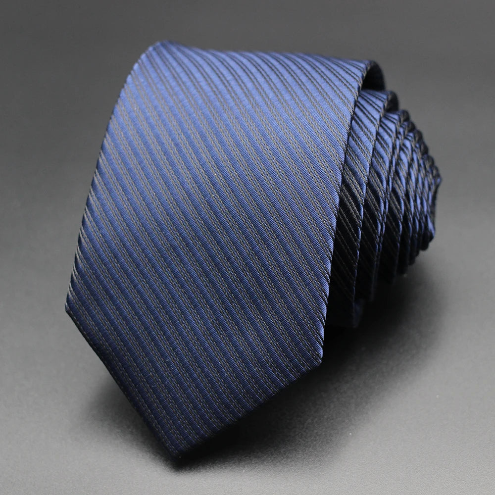 Tie Gravatas Fashion Wholesale Woven Striped Necktie Wedding Accessories Blue Man Fit Group Party Office Neck Ties