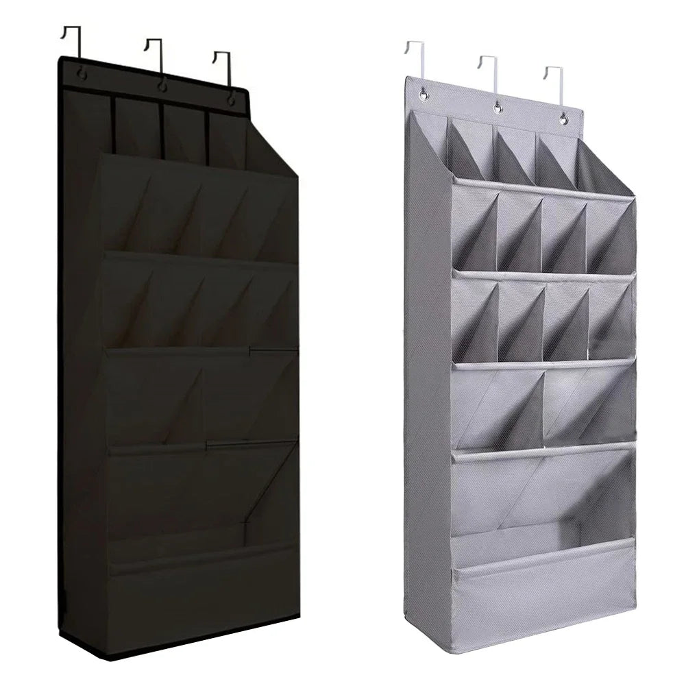 Hanging Shoe Organizer Holds 12 Pairs Large Pocket Shoe Holder Shoe Organizer Door Hanger Door Shoe Storage Rack with Pockets