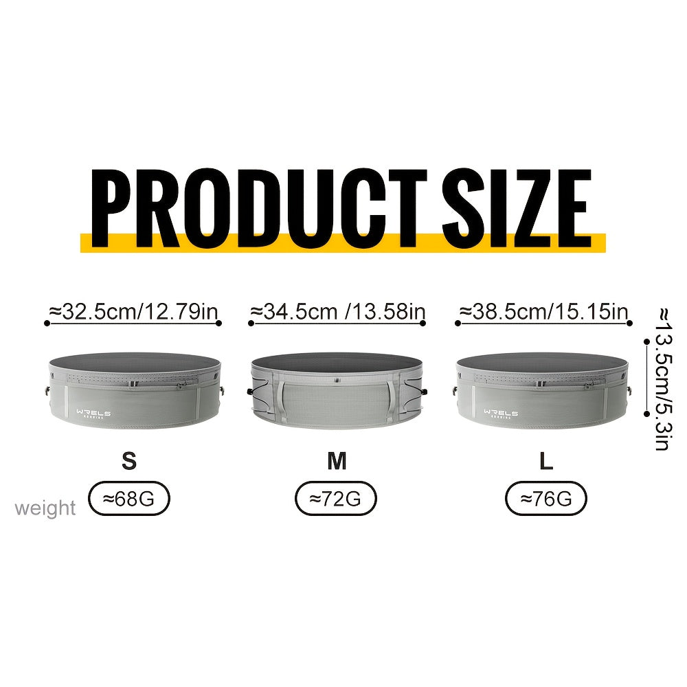 WRELS Invisible Running Belt – Lightweight, Breathable, Multi-Pocket Design